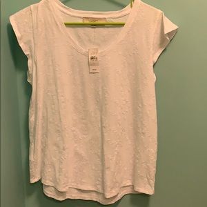 Loft lace print t-shirt